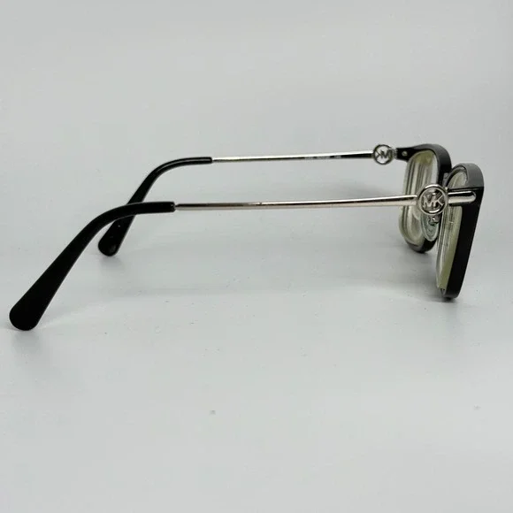 Michael Kors MK4054 Captiva Eyeglasses Black Silver Square Frame 52-20-140 22103 - Picture 4 of 8